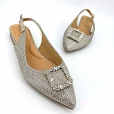 Shoe Size 9 Anne Klein Gold Flats