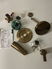 Moen Rinza 82628BZG Tub Shower Faucet Bronzed Gold Finish 6 inch Rain Shower