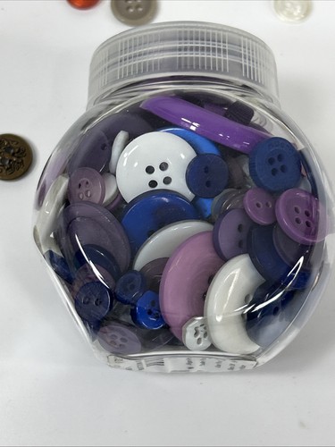 Vtg Metal Plastic Buttons Lot Military Crest Navy Soldier Fabric Domed Brass