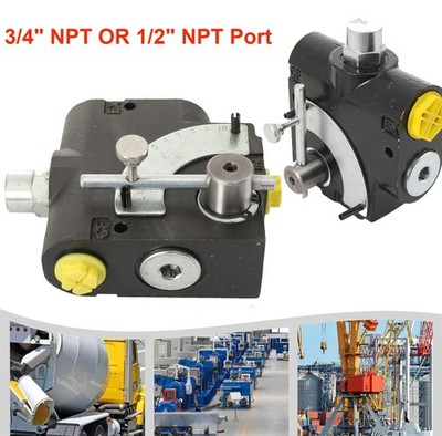 Hydraulic Adjustable Variable Flow Control Valve 3/4'' NPT 1/2'' NPT Port Size