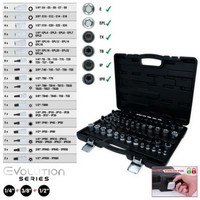 KS Tools SteckschlüSselsatz 911.0077 Chrom-Vanadium-Stahl
