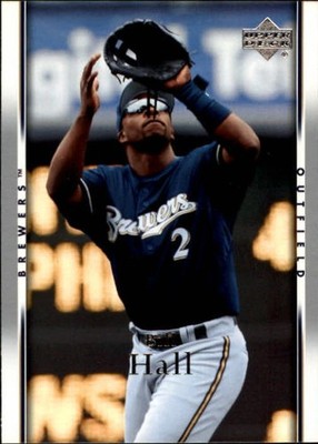 2007 Upper Deck Baseball Card #361 Bill Hall