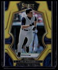2023 Panini Select #111 Omar Vizquel Gold Flash Prizm #/10