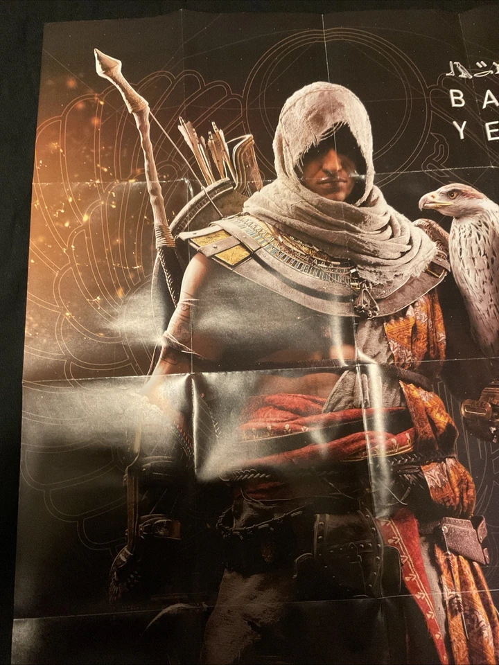 Плакат/ящик с добычей видеоигры 22x28 дюймов Assassin's Creed Origins Ba Yek - Изображение 2 из 4