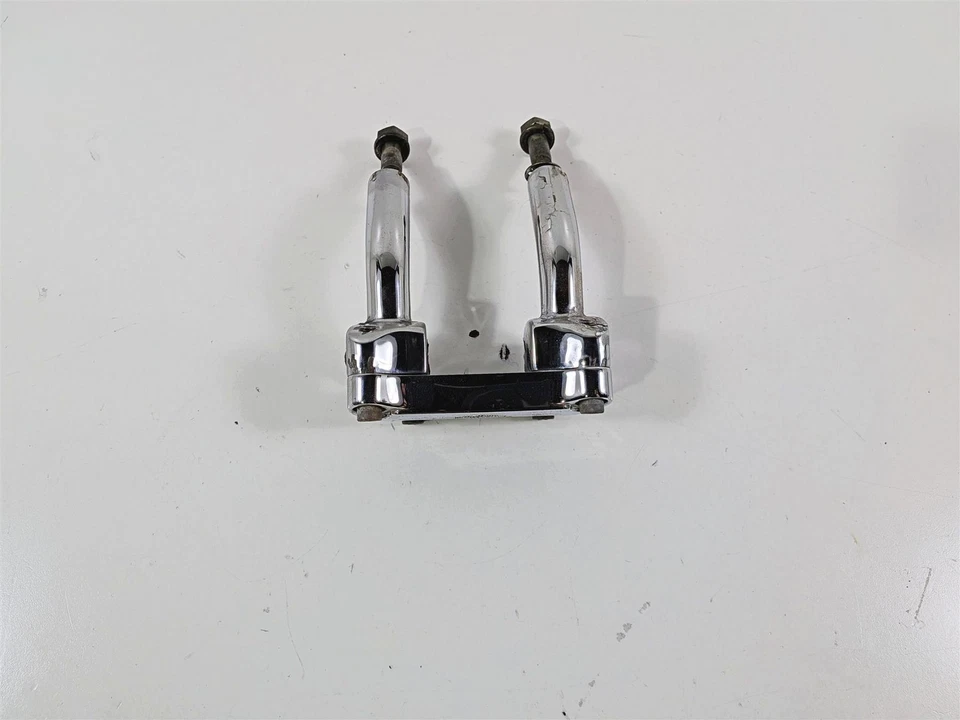 2007 Harley Dyna FXDB Street Bob Handlebar Riser Holder Clamps 5" 56568-86B - Image 2 of 4