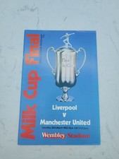 Milk Cup Final 1983 Liverpool V Manchester United