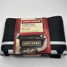 Vintage Craftsman Usa Fender Cover Black Vinyl Auto Protector 9-12612
