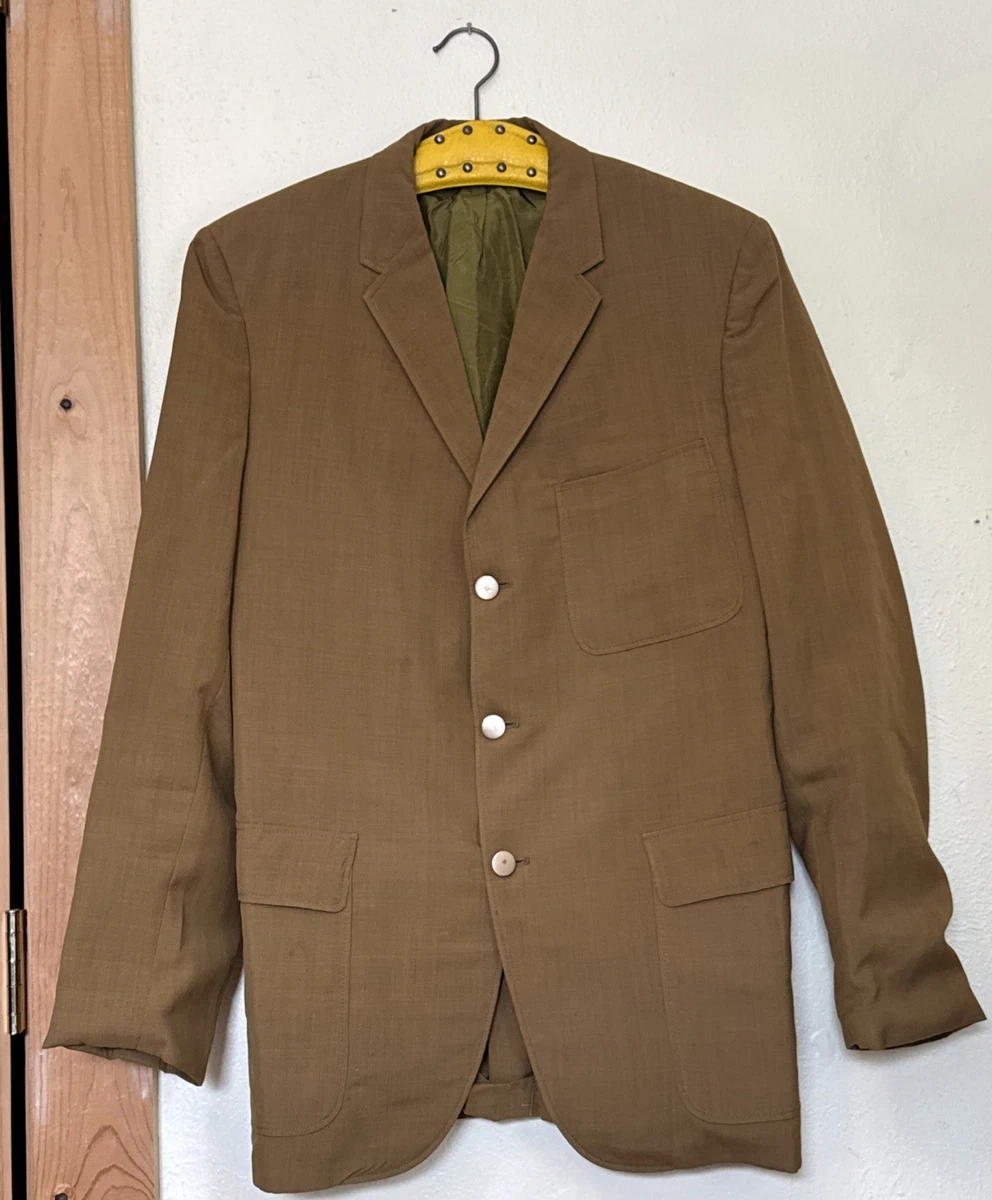 Gold Original Regular Size Vintage Outerwear Coats & Jackets for