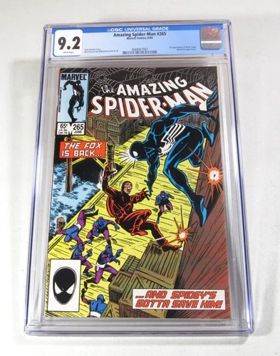 SPIDER-MAN #265  ~~  CGC 9.2  ~~ 1st Silver Sable!   ~~ from 1985!   😁