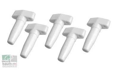 BASICNATURE Luftmatratzenstöpsel 5 Stück Luftbett Stopfen Ersatztteil Kunststoff Isomatte