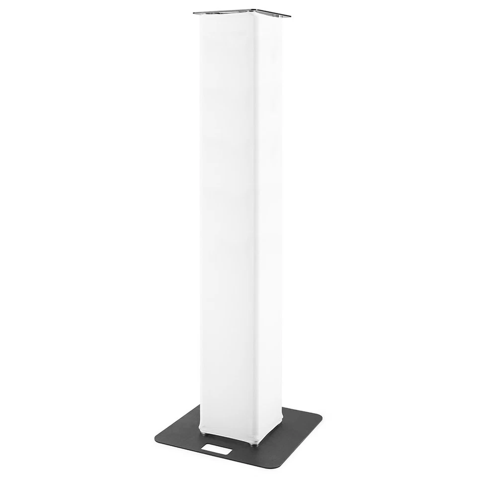 BeamZ Pro P30 Tower - 2m White Lycra Cover for DJ Light Podium Setup - Image 4 of 4
