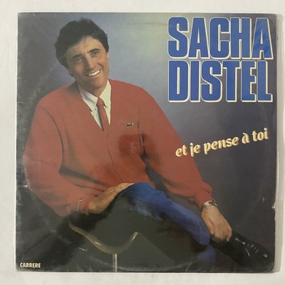 SACHA DISTEL - ET JE PENSE A TOI - 1985 FRENCH LP, JAZZ