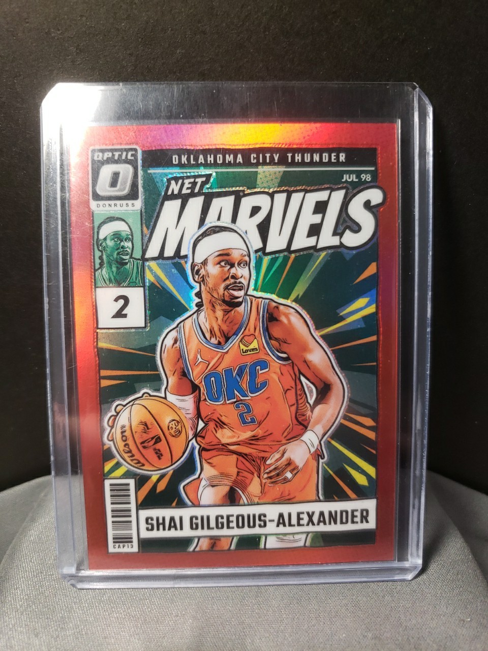 2024-25 PANINI DONRUSS OPTIC NET MARVELS RED FOIL SP SHAI GILGEOUS-ALEXANDER /99