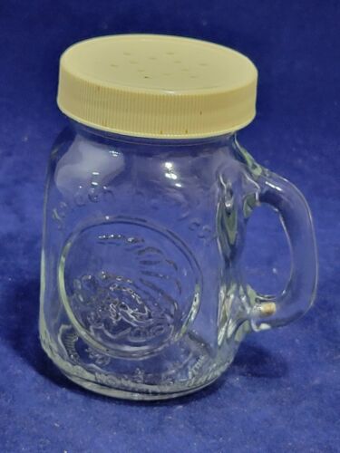 Vintage Golden Harvest Glass Mason Jar Salt & Pepper Shakers - Picture 3 of 10