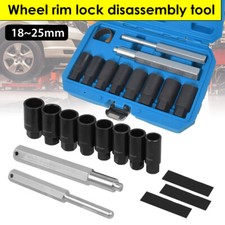 LOCKING DAMAGED WHEEL NUT REMOVER REMOVAL TOOL SOCKET SET (Socket, Alloy wheels)