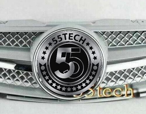 R230 SL500 SL600 03~06 Grille Grill MESH Silver 1 FIN AMG Style - Изображение 4 из 4