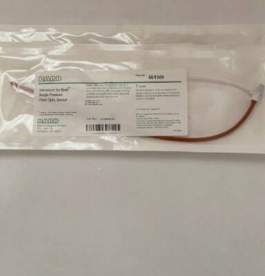 Introducer For Bard Single Pressure Fiber Optic Sensor 661506 box of 10