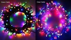 Christmas LED Strings Fairy Lights Mains Plug in Outdoor Xmas Home Decorations