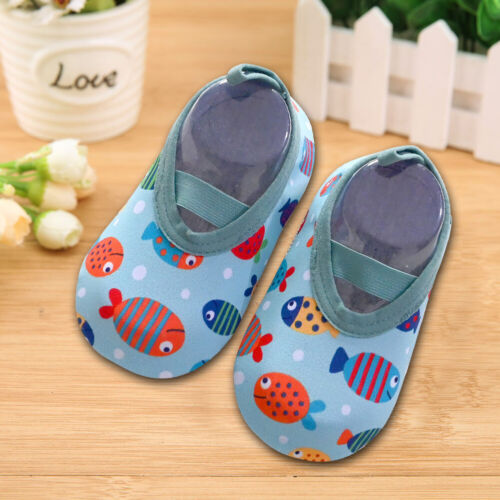 Flat Sole Baby Shoes Soft Sole Quick Dry Socks Shoes for Toddlers (Blue XS) - Picture 1 of 6