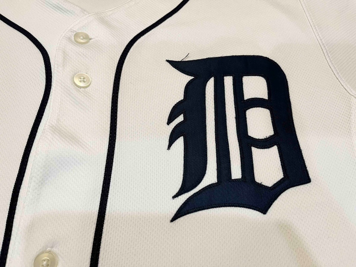 Tigers ユニフォーム R.BASS 44 Majestic Authentic MLB Detroit Tigers Baseball Jersey Sz 44 White