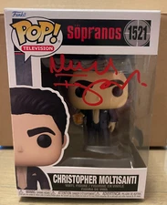 FUNKO POP 1521 MICHAEL IMPERIOLI Signed Sopranos Pop CHRISTOPHER Beckett Rare