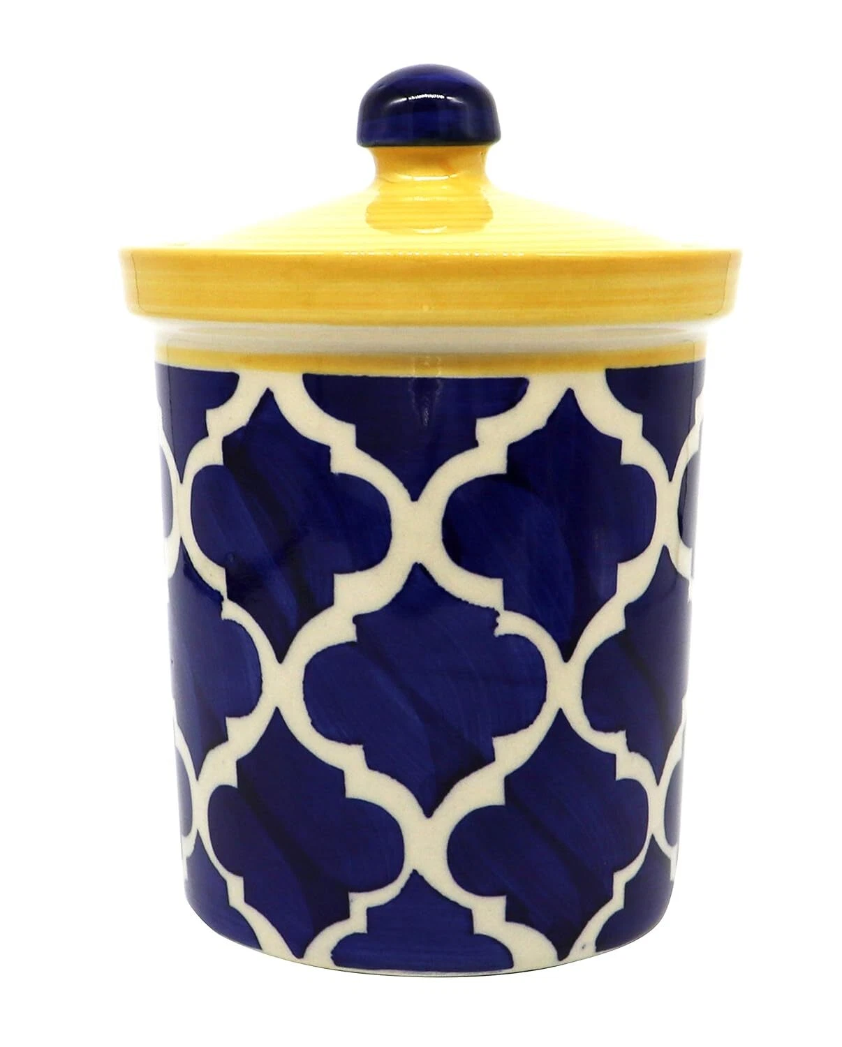 Hindustani Saudagar Ceramic Jar With Lid For Storage 750ml
Opens in a new window or tab
