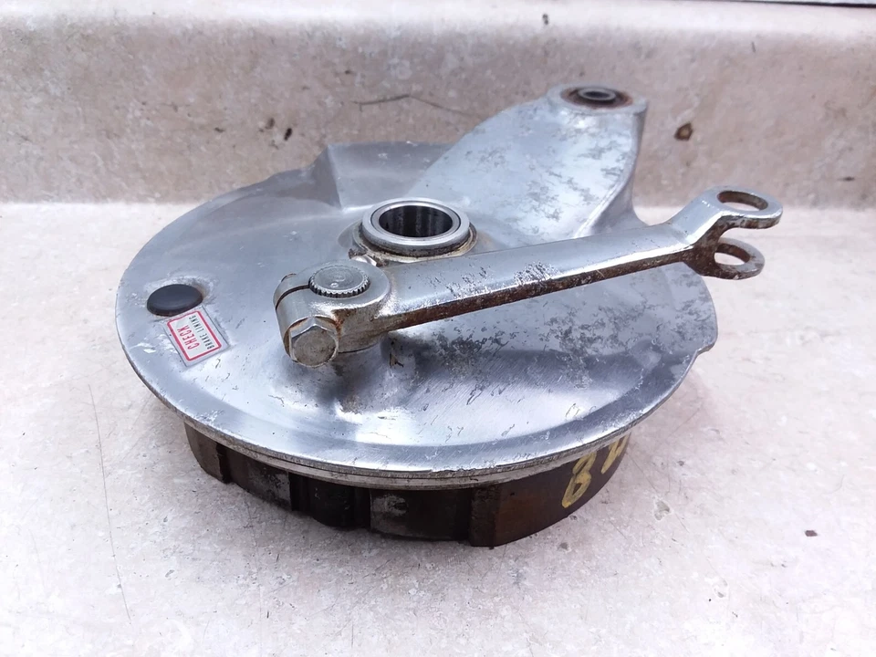 Placa de freno de rueda trasera Yamaha 400 Enduro DT DT400 1975 DT360 DT250 ANSI-B224 Foto 3 de 4