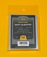 Cardboard Gold 100 Super Premium Thick Card Soft Penny Sleeves for Thicker Trading Cards for sale online | eBay Cardboard Gold 100 Super Premium Thick Card Soft Penny Sleeves for Thicker Trading Cards for sale online | eBay