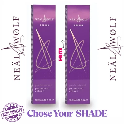 NEAL AND WOLF Neäl & Wølf Permanent Hair Colour 100ml | Vibrant Salon Colour | Choose Shade