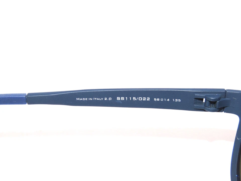 Italia независимый SS115/022 матовый синий зеркало солнцезащитные очки продажи - Изображение 4 из 4