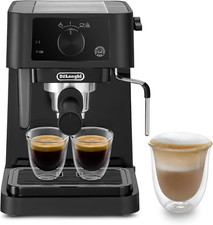 Stilosa EC235.BK Macchina Manuale Da Caffè Espresso E Cappuccino, Caffè in Polve