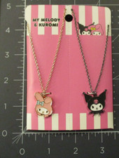 MY MELODY KUROMI bestie BEST FRIENDS NECKLACE SET couples sanrio hello kitty B