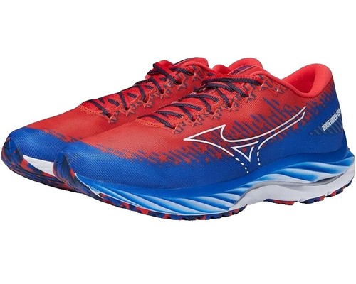 Mizuno Shoes Womens 7 Wave Rider 16 Sneakers Purple Mesh Lace Up