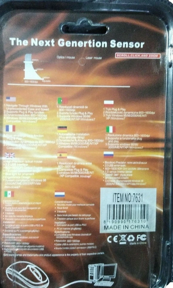 Wireless Mouse, 3.0G Portable Optical Silent Ultra Thin Wireless Computer Mouse - Image 4 of 4