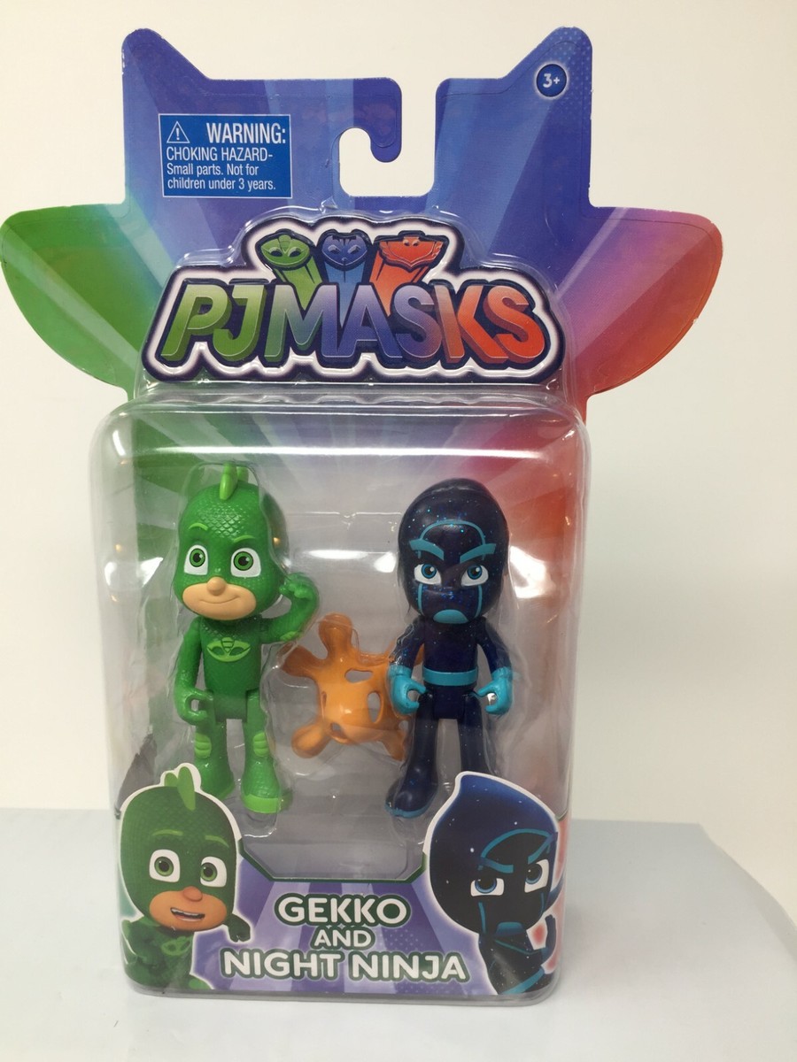 Disney Junior PJ Masks Gekko & and Night Ninja Action Figure