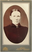 CDV LADY HORSESHOE BROOCH TAYLOR CARDIFF PONTYPRIDD BRIDGEND ANTIQUE PHOTO