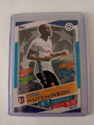 2016 Topps Match Attax UCL Atiba Hutchinson Besiktas Base Fußballkarte #Bes 10
