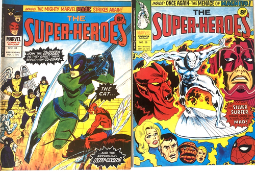 SUPER-HEROES. NUMBER'S BETWEEN 1-49. (42 VINTAGE UK MAGAZINES 1975-1976 LOT). - Picture 15 of 23