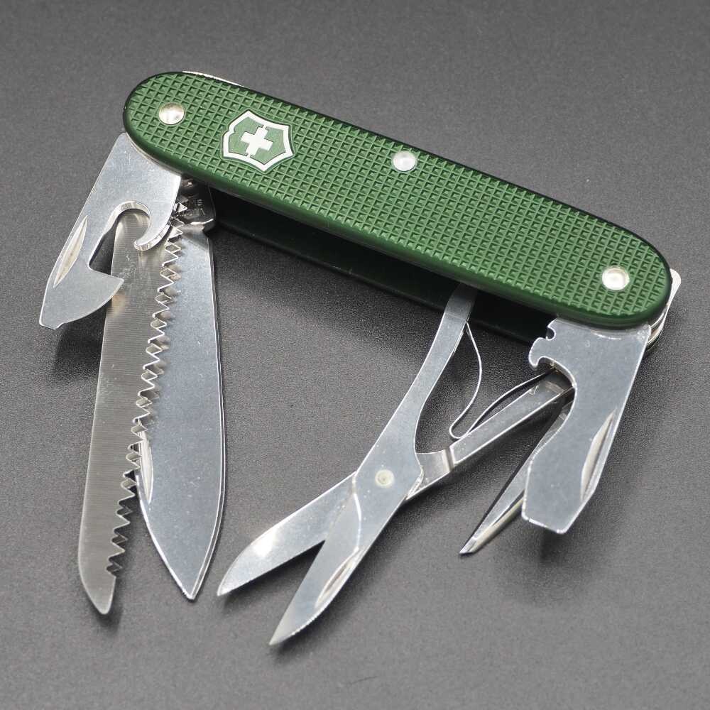 Victorinox Set Of 4 Farmer X Alox Blue, Red, Green and Black Swiss Army Knife eBay