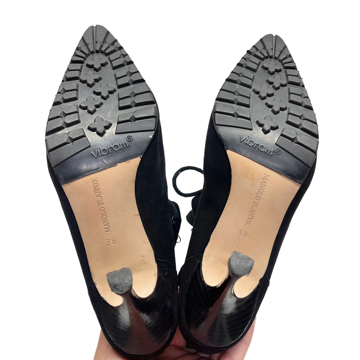 Manolo Blahnik Oklamod Black High Heel Boots Size 38 | eBay Manolo Blahnik Oklamod Black High Heel Boots Size 38 | eBay
