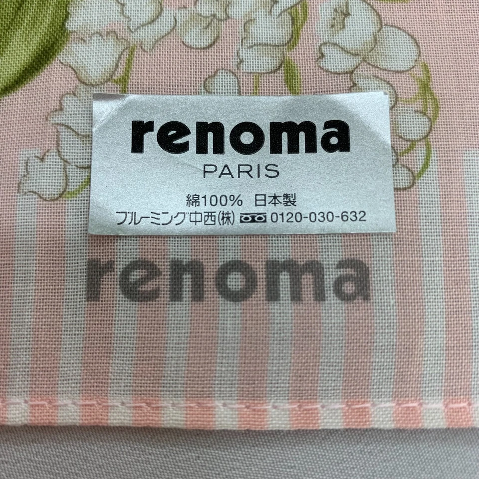 Pañuelo floral vintage Renoma pañuelo de algodón pañuelo cuadrado de bolsillo envolvente Foto 4 de 4