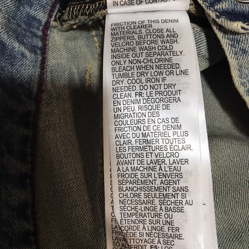 Jeans uomo RVCA Daggers denim slim taglio dritto taglia 30 colore blu ruggine elasticizzato - Foto 8 di 15