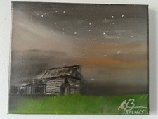 " Just at Dusk " Original Oil on Canvas Painting signed by the artist.