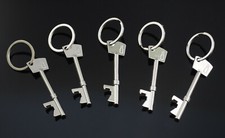 5x PCS Lot Wedding Favors Vintage Skeleton Metal Key Beer Bottle Opener Keychain
