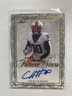  2021 Leaf Ultimate Draft Chuba Hubbard Gold AUTOGRAPH Rookie Serial # /30