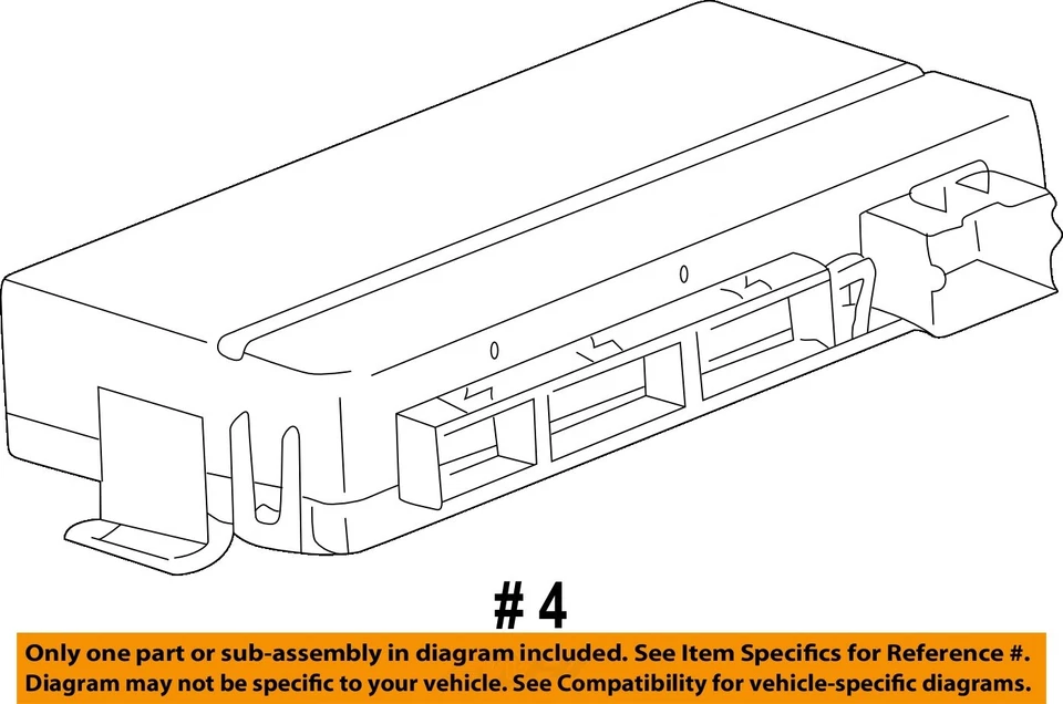 Módulo de controle de carroceria usado serve: 2011 Chevrolet Express 2500 van controle de carroceria BCM - Imagem 4 de 4