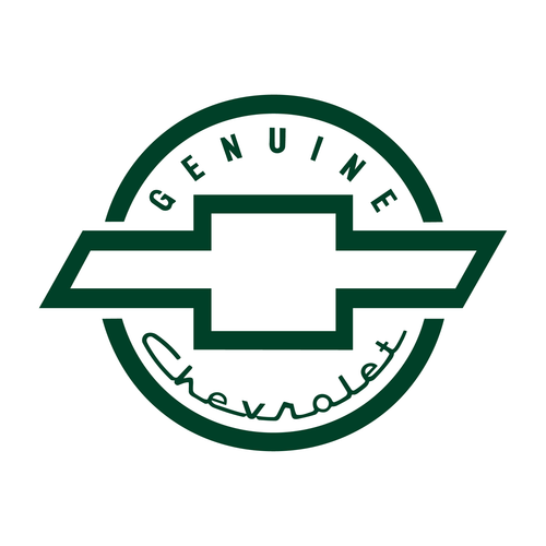 Chevy Chevrolet Genuine Circle Logo die cut decal Made in USA 6+yr - Picture 29 of 56