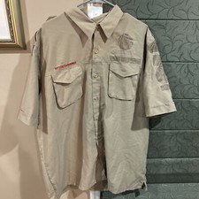 Vented Microfiber Poly Boy Scout BSA UNIFORM SHIRT Men  s XL New Style I34
