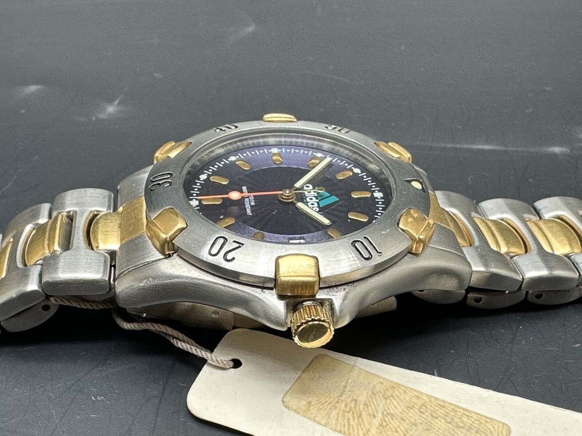 GENUINE SS ADIDAS 200 METER SPORT ELEGANT 10-0013-10 DIVER GENUINE SS ADIDAS 200 METER SPORT ELEGANT 10-0013-10 DIVER
