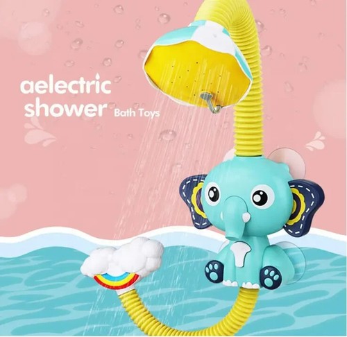 Baby Bad Spielzeug Set 、Elefanten Dusche Sprayer Für Kinder Wasser Spielen Kit - Bild 4 von 6